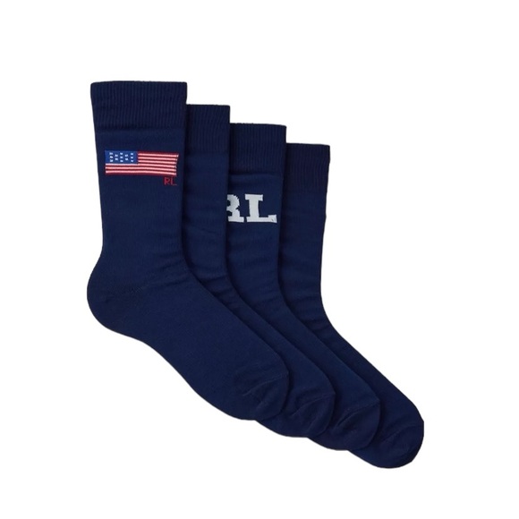 Polo Ralph Lauren Other - POLO RALPH LAUREN Navy Country Club Crew Sock 2-Pack  Sock Size: 10-13